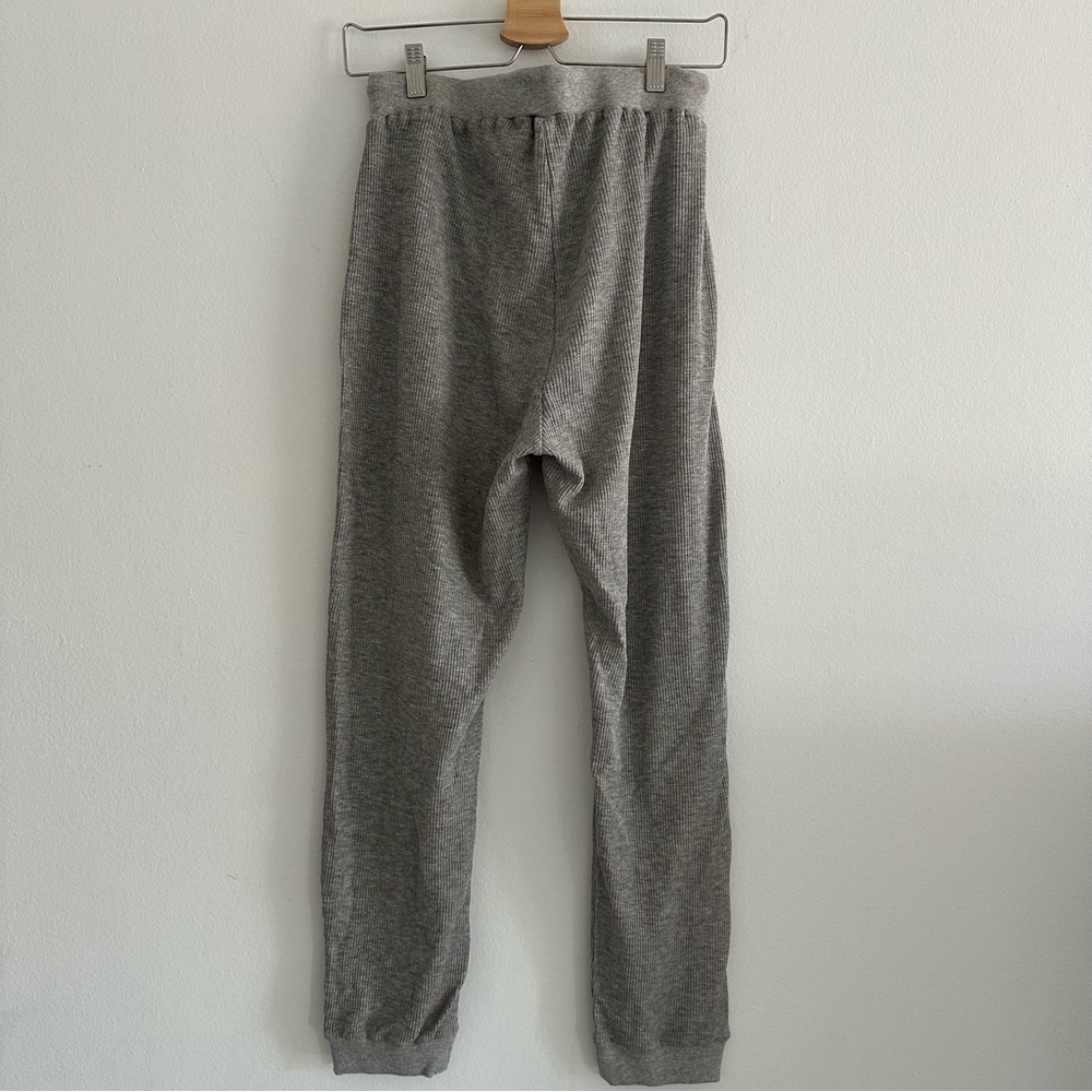 Skin For Neiman Marcus Waffle Gray Joggers Pants Sz 2 - Picture 4 of 6